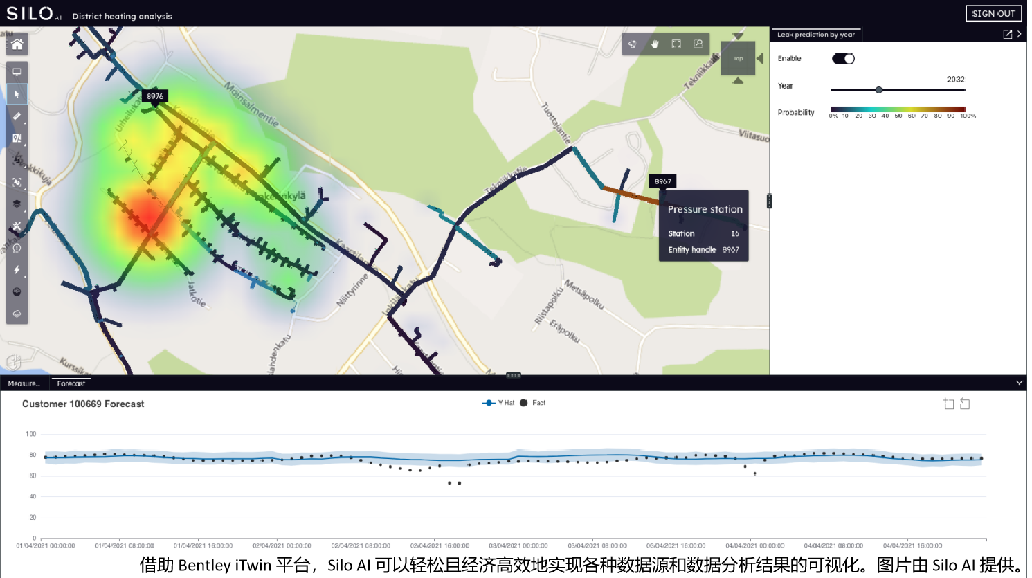 Bentley数字孪生为芬兰供水供热系统提供全面可视化